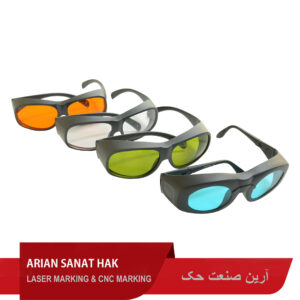 عینک محافظ لیزر فایبر مدل AR-YHP2 11 عینک محافظ لیزر
